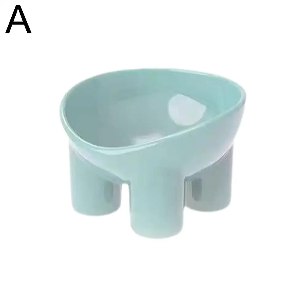 Non-Slip Cat Bowl Pet Water Food Feed Dog Bowls 45° Inclination Stand Feeders Tall Cat Bowl Anti-dumping Pet Feeding Supplies