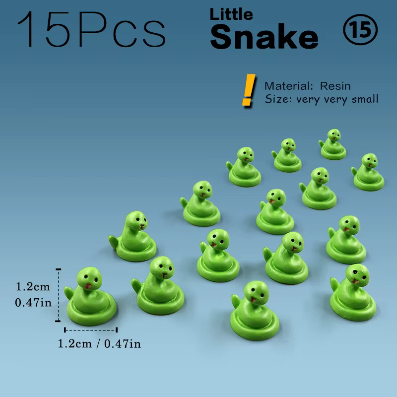 15pcs Snakes