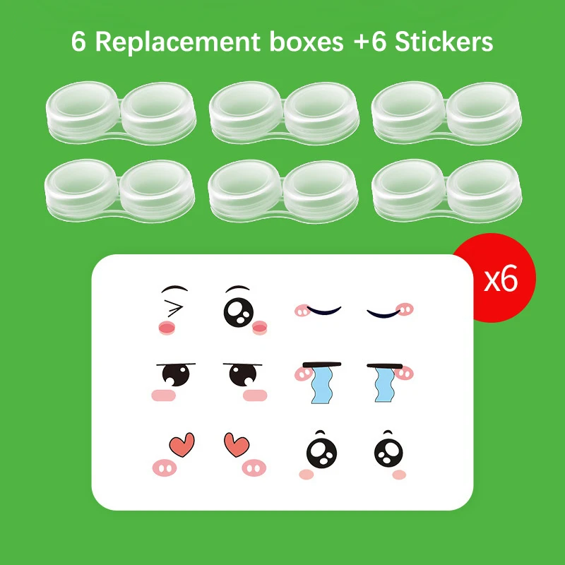 Portable Contact Lenses Cleaner Ultrasonic With Removable Box Remove Tear Protein Cleaning Machine Contact Lenses Case