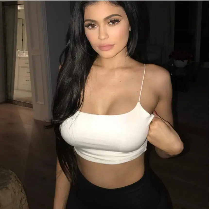 2023 Hot selling top tank summer women's clothing Europe America new solid color sexy suspender navel backless chest wrap vest