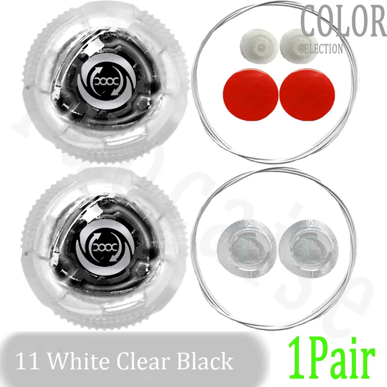 21 White Clear Black