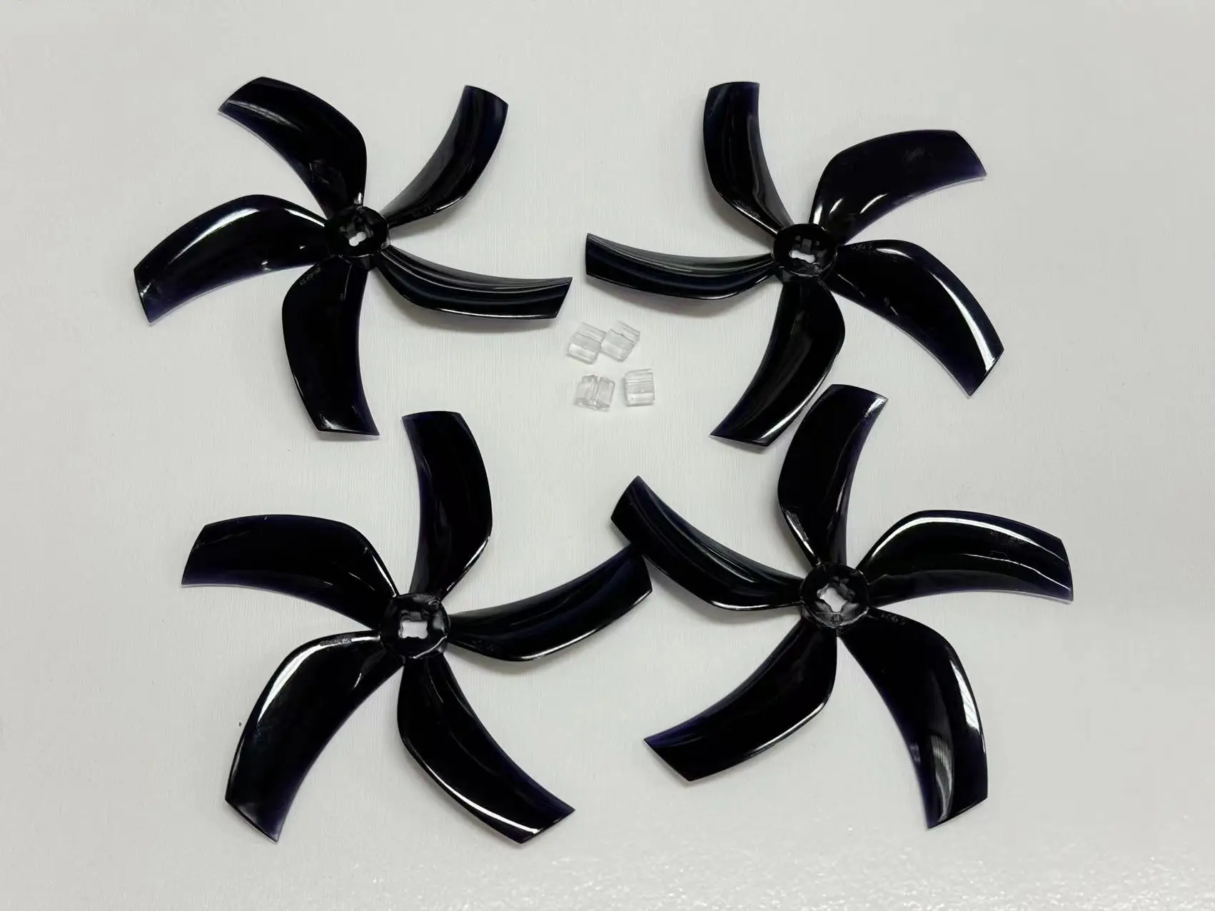 2Pairs Gemfan D90 Ducted 90mm-5 5-Blade PC Propeller for FPV Racing Freestyle 3.5inch Cinewhoop Ducted Drones Replacement Parts