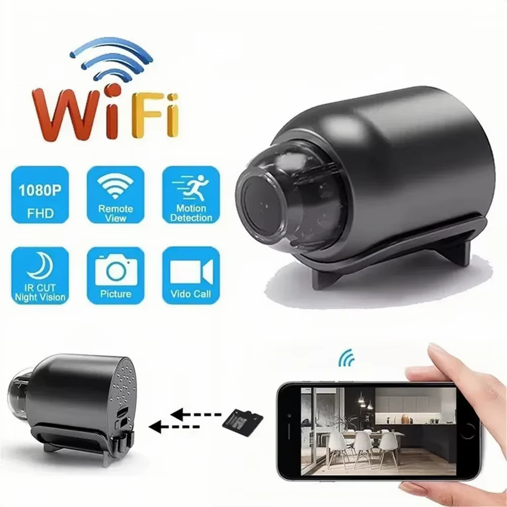 HD 1080P Mini WiFi Camera IR Night Vision Motion Detection Wide Angle IP Cameras Home Security Camcorders 2.4G WIFI Camera