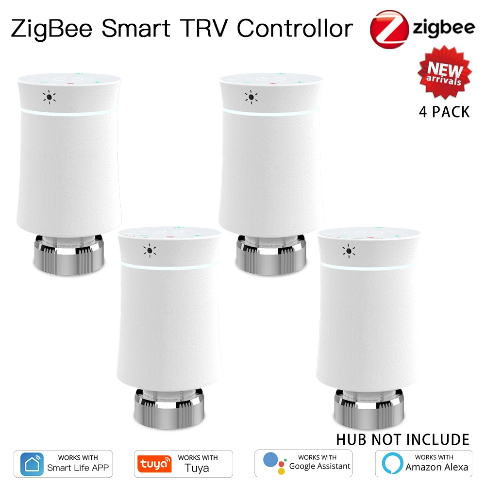 4PCS White Valve