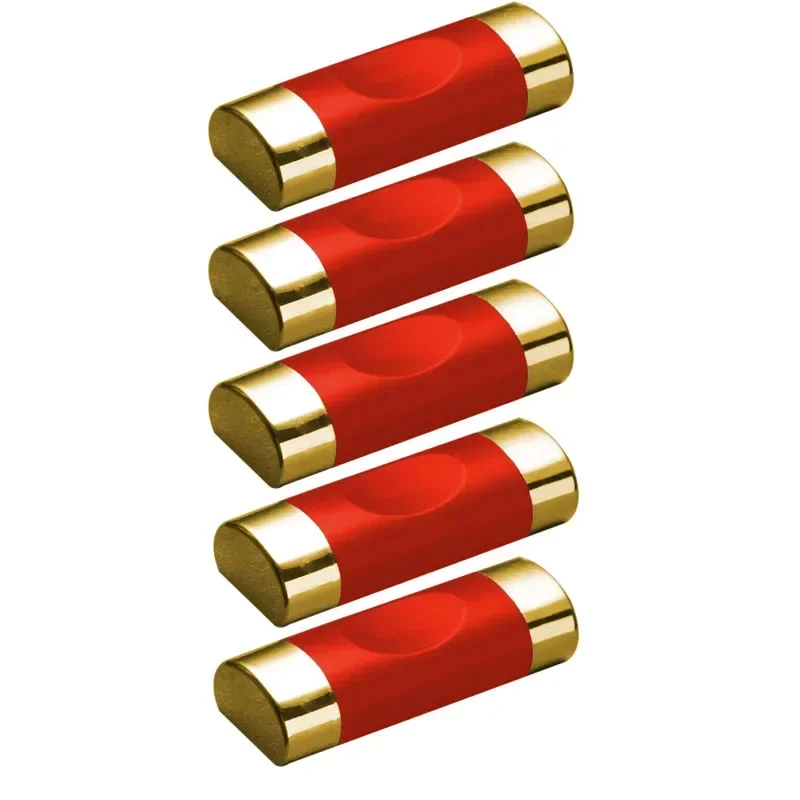 5pcs Red gold