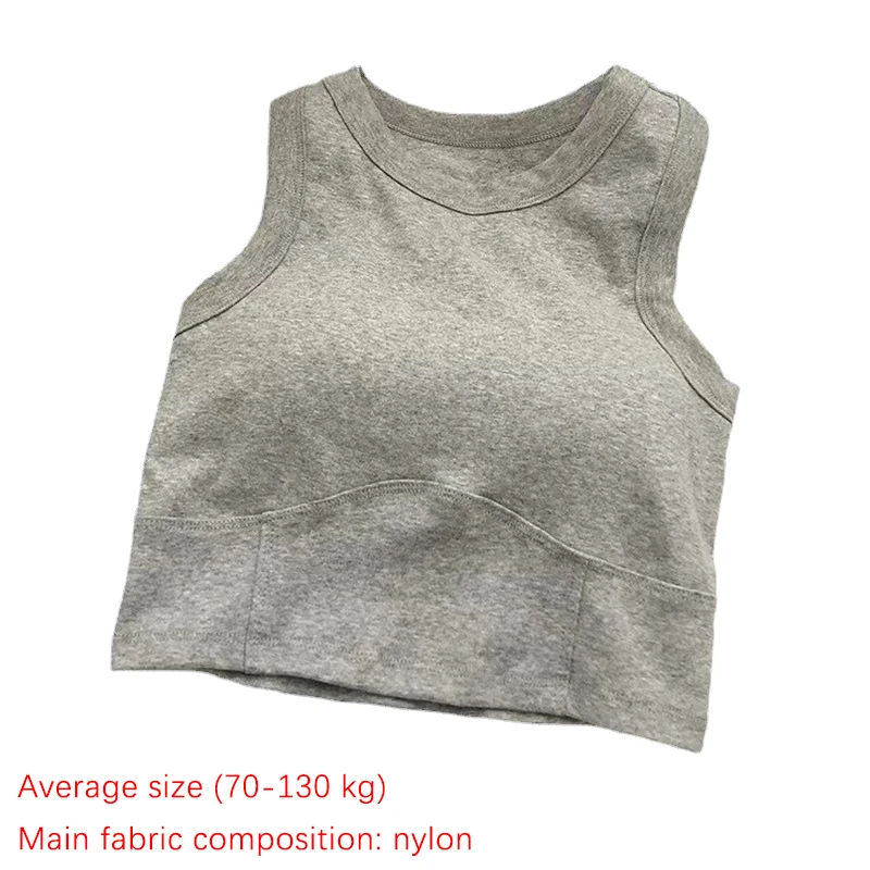 Yoga Top For Women Loose Fit Workout Crop Tops Tank Gym Wear Fitness Sleeveless Cami Sport Shirts Running Vest Built In Bra