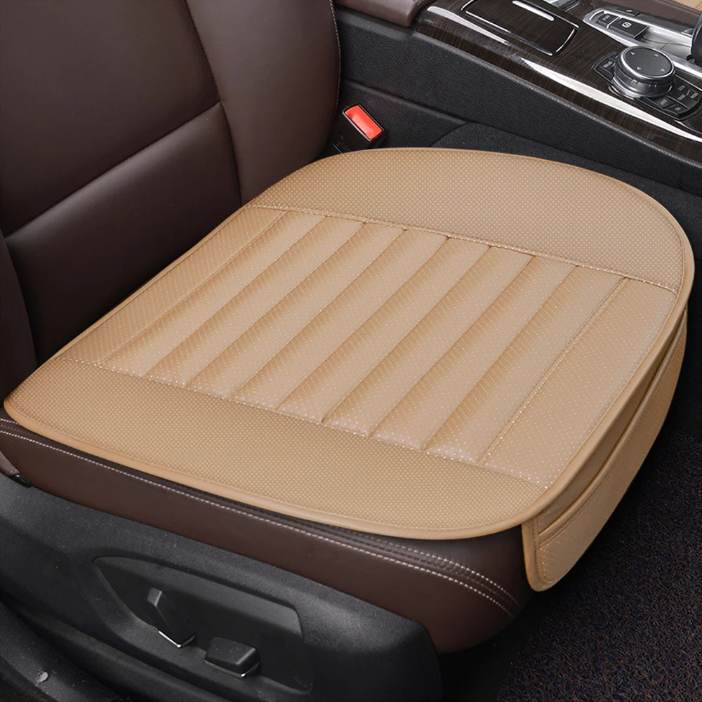Beige car seat cover