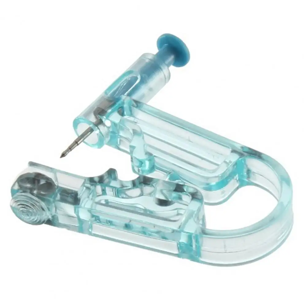Manual Ear Piercing Tool Disposable Accurate Location Plastic Body Hole Piercing Tool for Salon