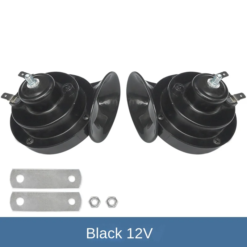 black 2 pcs 12V
