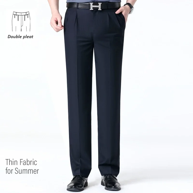 NavyBlue -2pleat