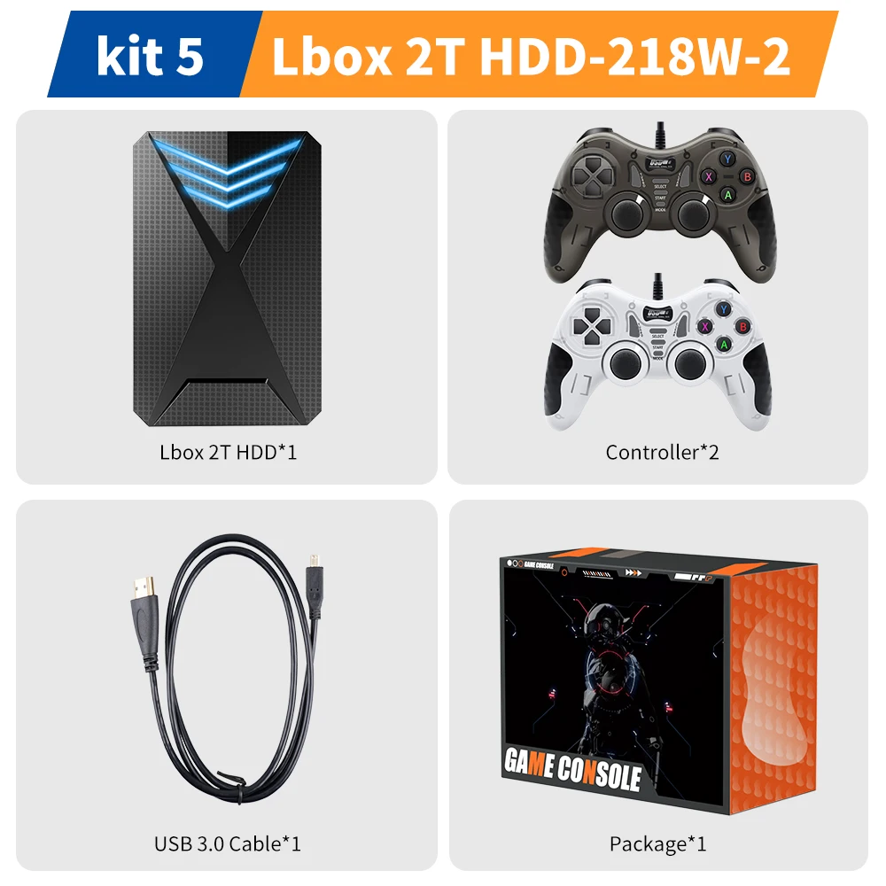 Lbox 2TB HDD-218BW-2