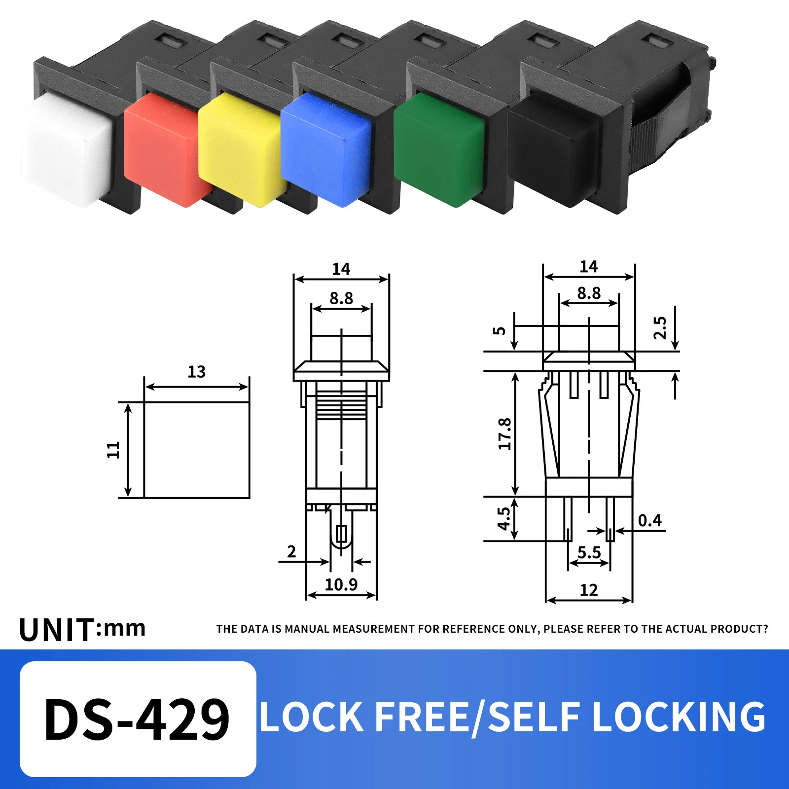 11mmX13mm.Clip-on