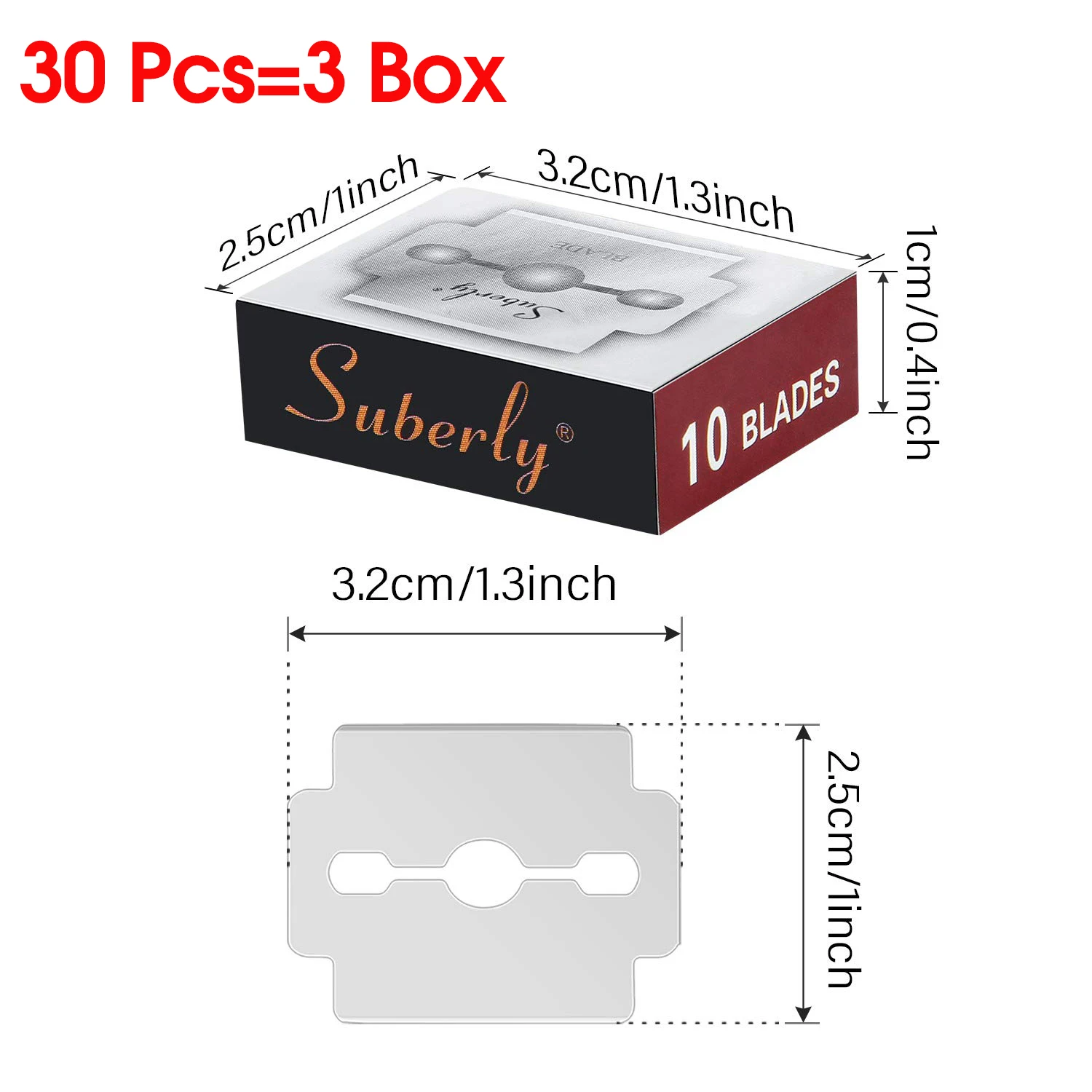 30pcs(3box)