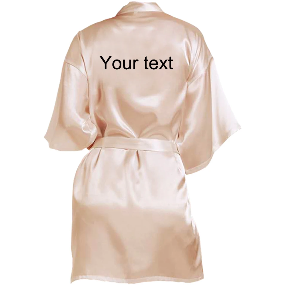 champagne robe