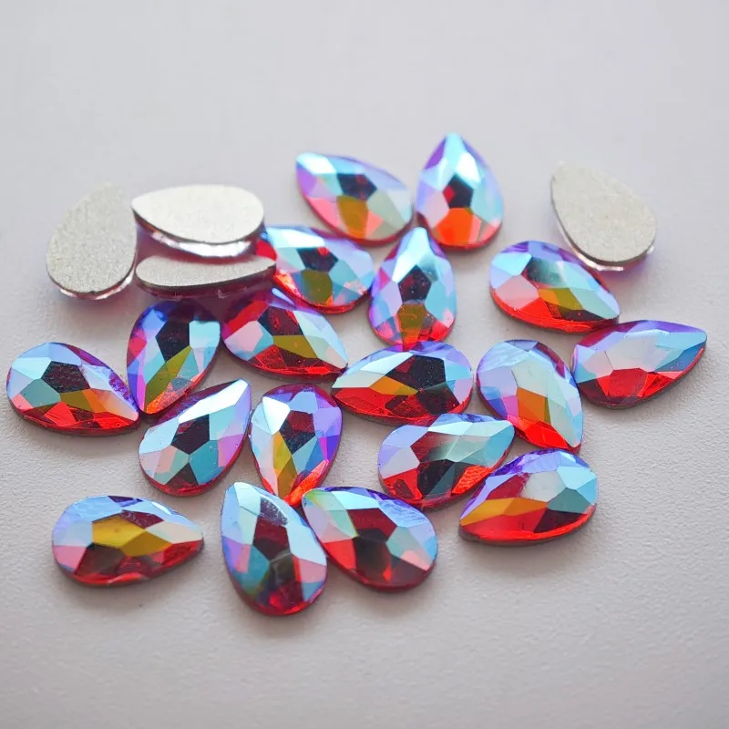 5.5x8cm Red AB