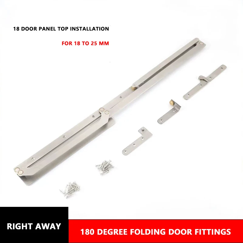 Wardrobe 180 Degree Folding Flat door Accessories Household Door Cloakroom Door Partition Door Hardware Connector Accessories
