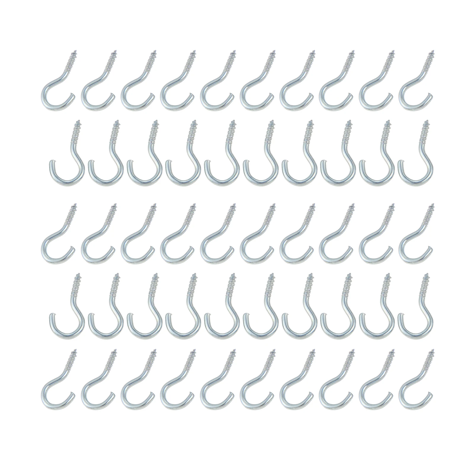 200Pc Picture Photo Frame Lamp Ceiling Hook Plant Curtain Net Wire Eyebolt Screw In Spiral Hanger C Cup Hook Home Festival Decor