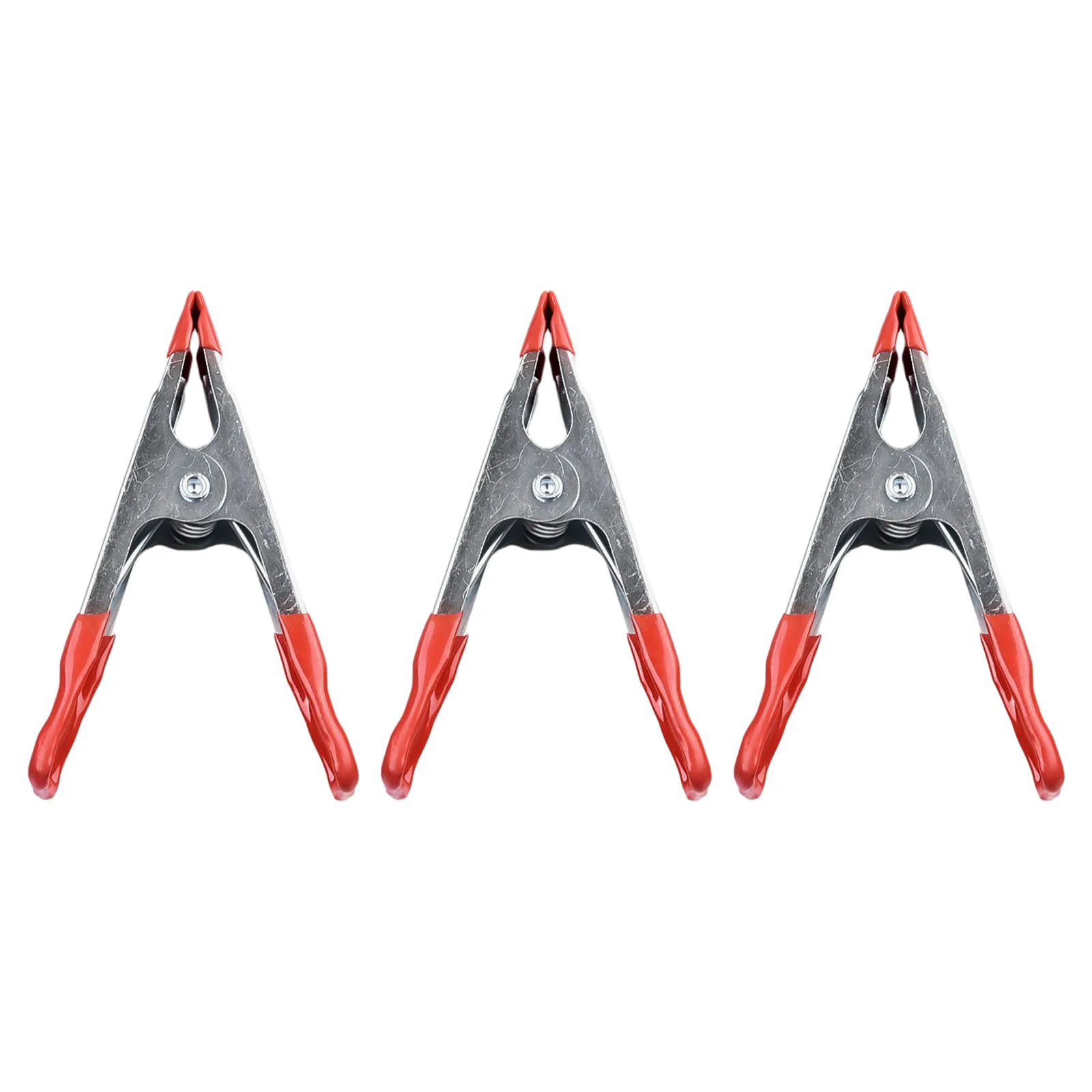 3PCS 4 Inch Metal A-Shaped Clip Spring Clamps Fixed Woodworking Grip Repair Hand Tools Multipurpose Powerful Iron Sheet Clip