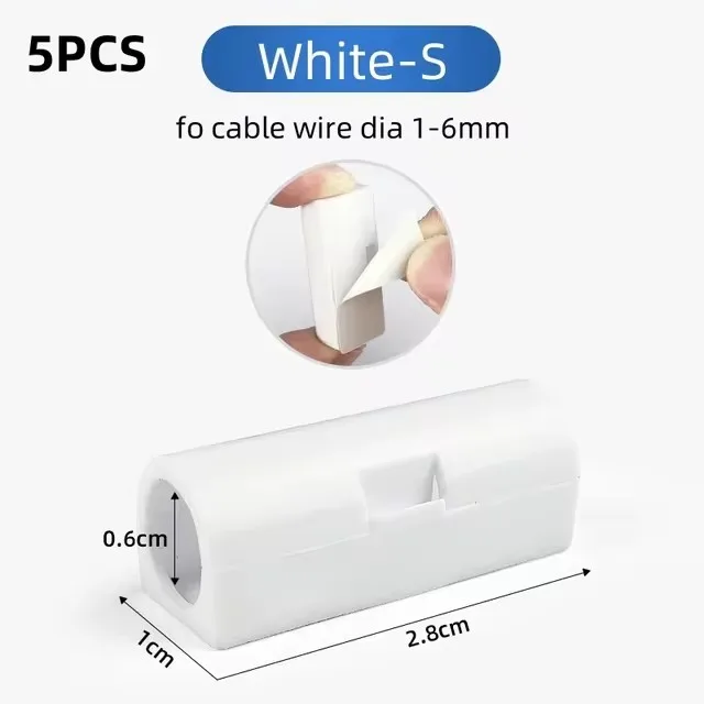5PCS White-S