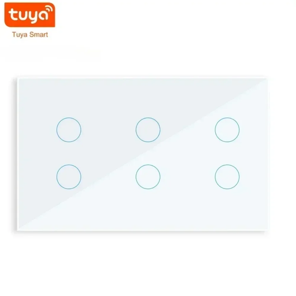6-gang white tuya