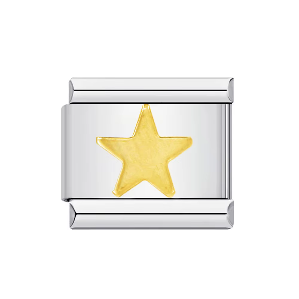 1pc Gold Color Heart Butterfly Clover Sun Italian Charm Links Fit 9mm Stainless Steel Bracelet Beads Jewelry DIY Making