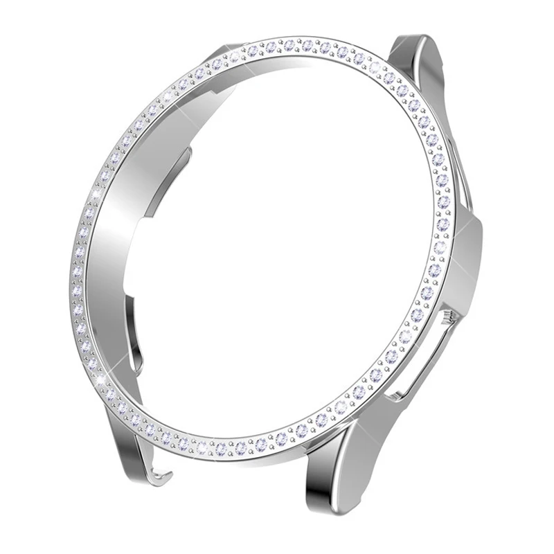 Diamond Case for Samsung Galaxy Watch 5/5 pro/4 40mm 44mm PC Cover All-Around Bumper Protector Galaxy watch 4 classic 42mm 46mm