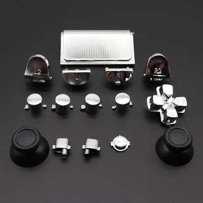 1set 9colors Full Set Joysticks D-pad R1 L1 R2 L2 Direction Key AB XY Buttons For Sony PS4 Pro JDS 050 JDM 055 Controllers