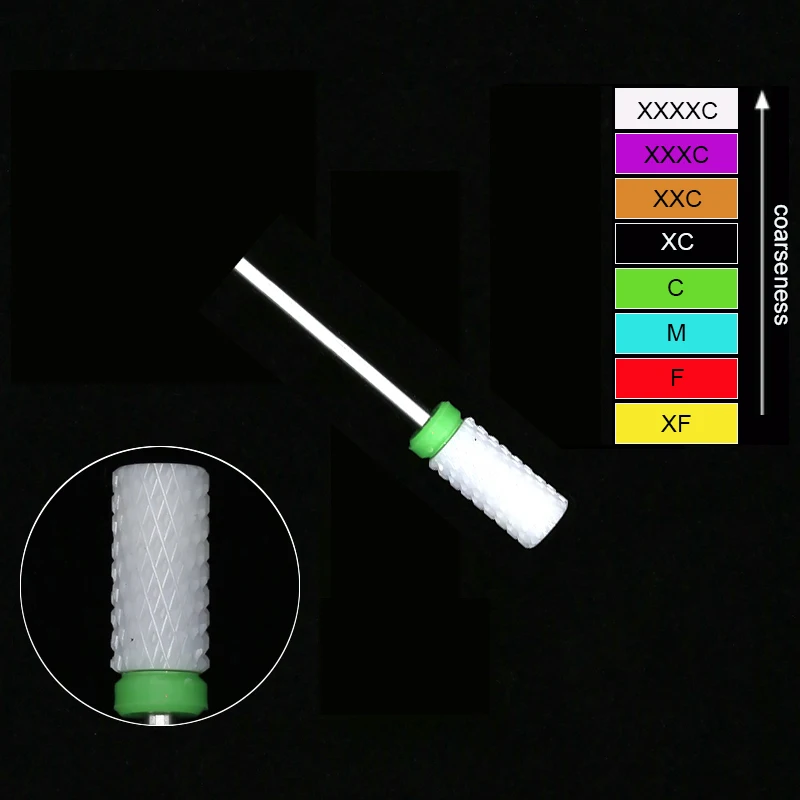 Ceramic Tungsten Nail Drill Bits Milling Cutter For Manicure Pedicure Nail Files Buffer Nails Art Equipment Accessories Tool