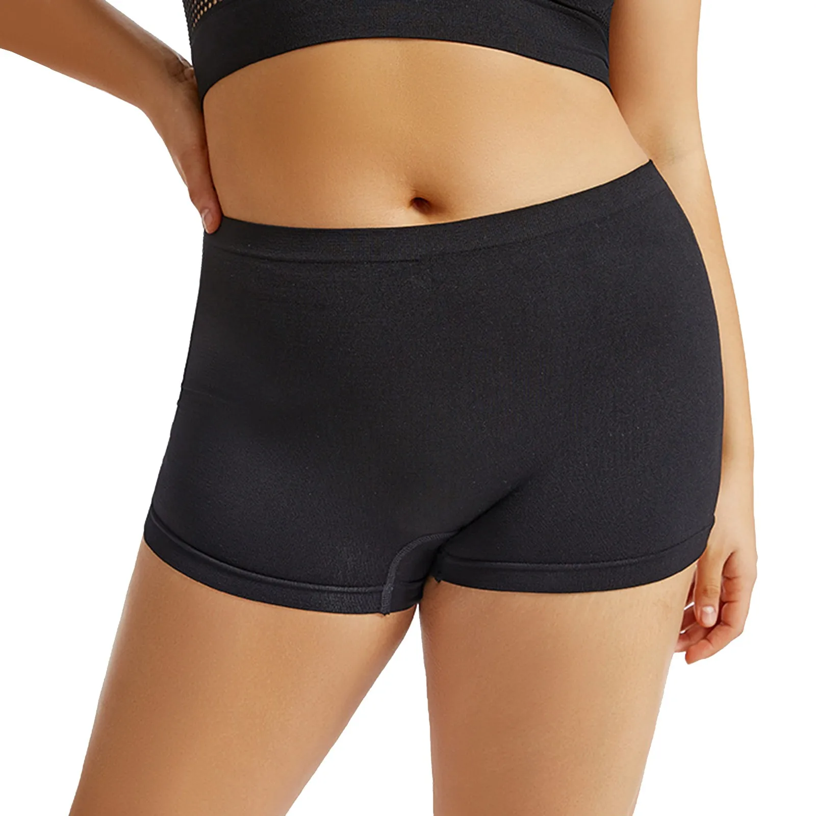 Women Large Size Shapewear High Waist Panties Boyshorts For Women Seamless Breathable Underwear Yoga Tummy Control Briefs 5XL