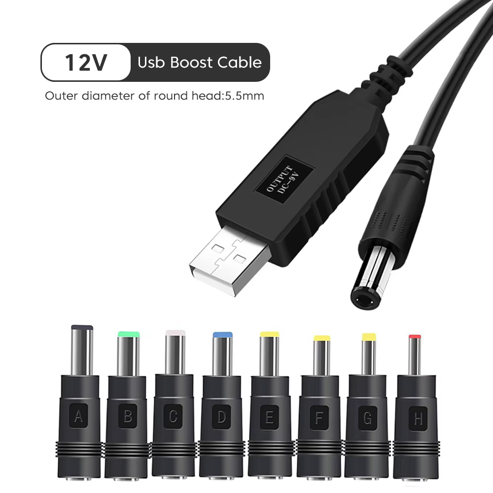 12V Cable and 8 Tips