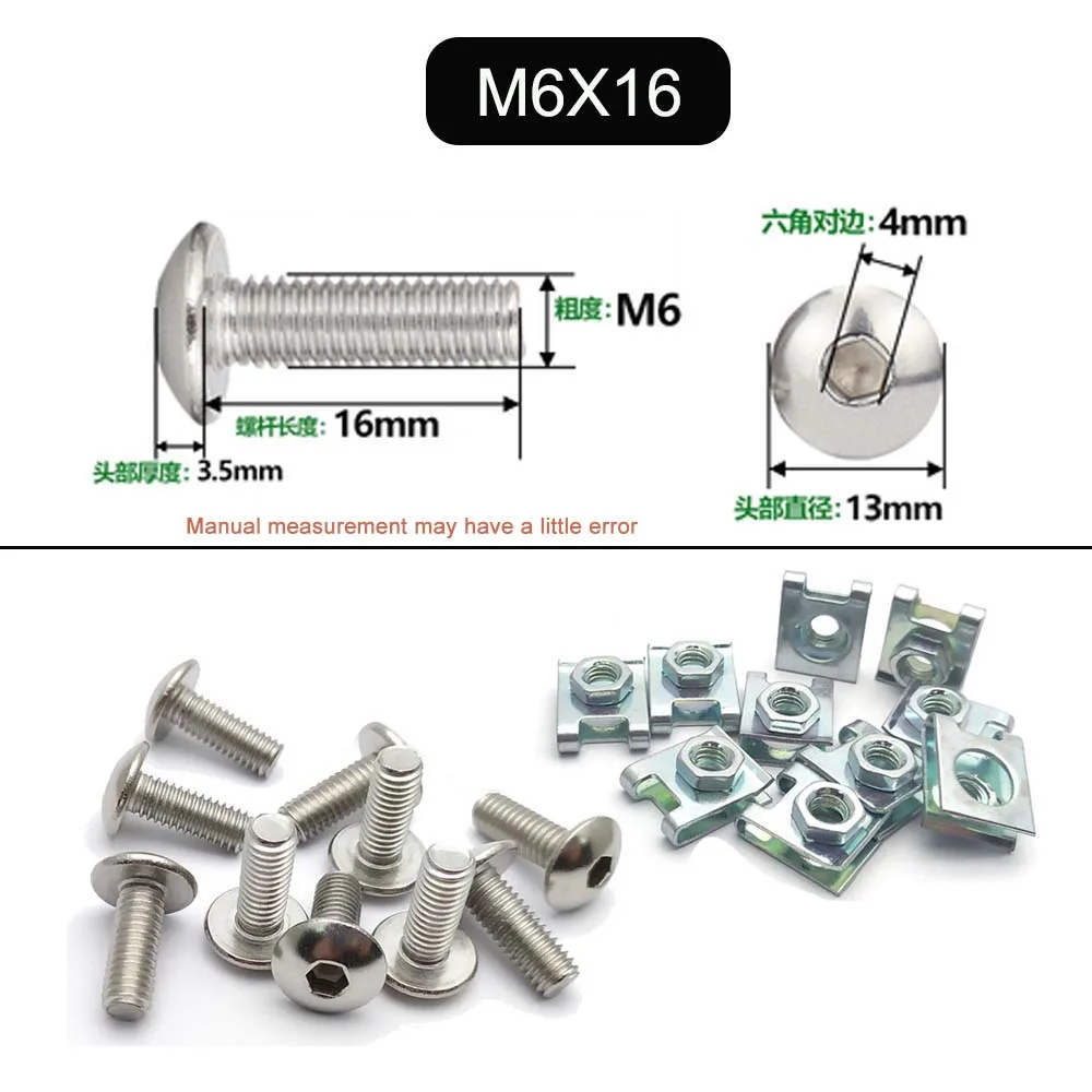 M6X16