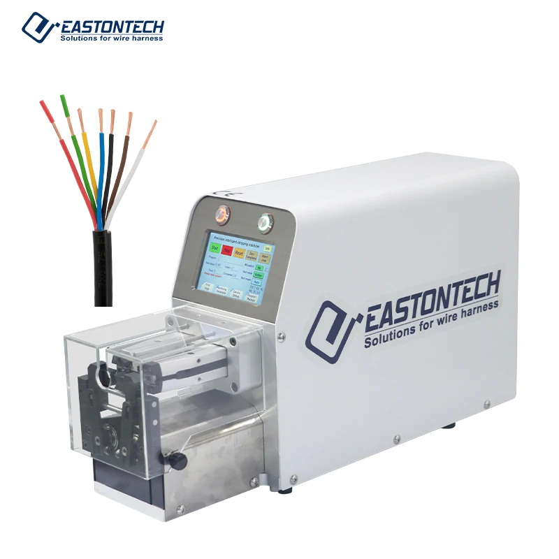 EASTONTECH EW-1115 High Precision Automatic Electric Wire Cable Stripper Peeling Machine scrap copper wire stripping machine