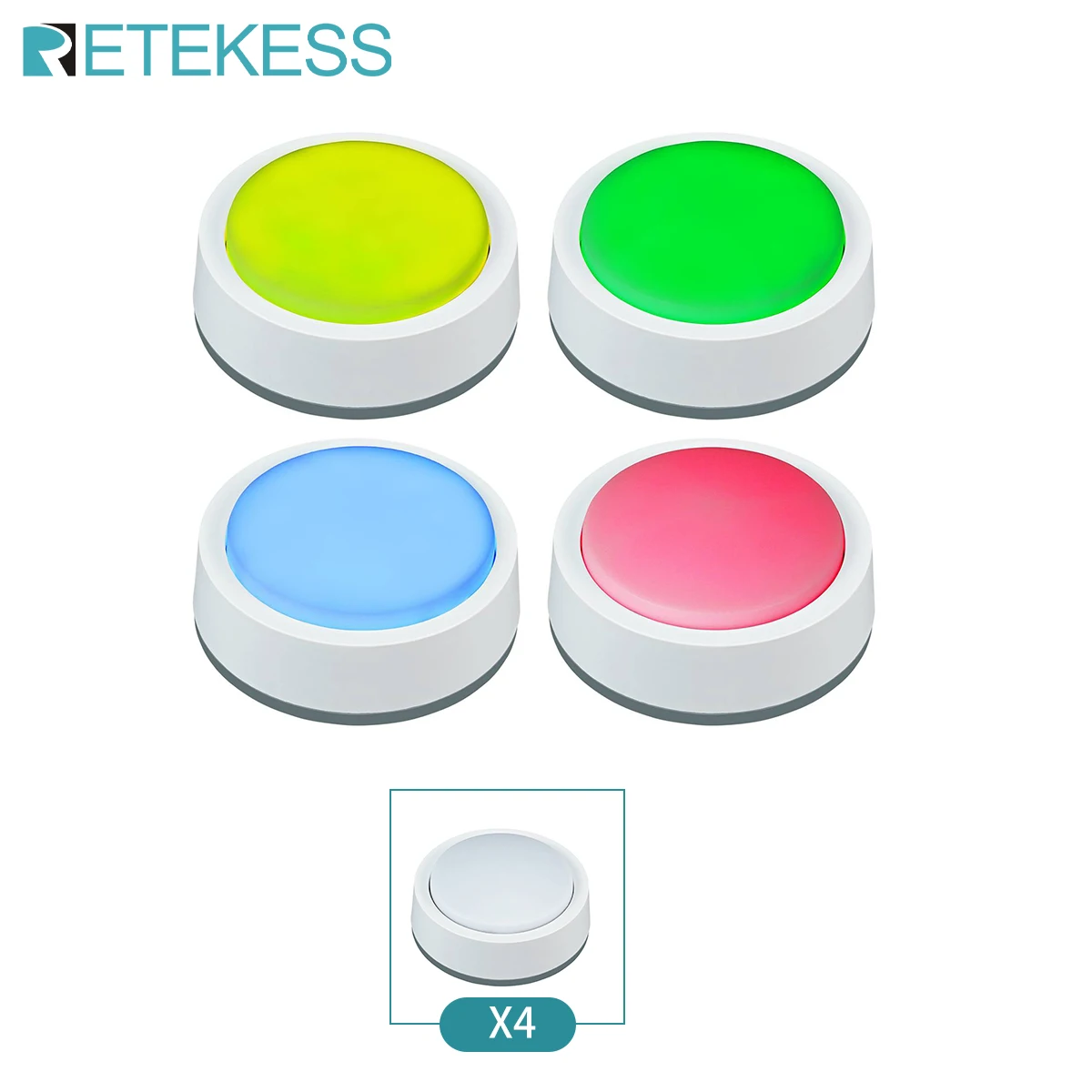 4 pcs button