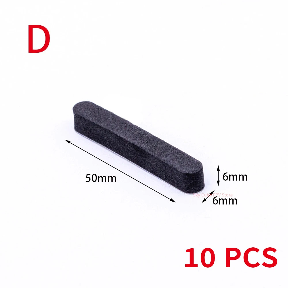 10PCS Damping Pad Shock Absorbers Landing Foot Pad Universal EVA Sponge Double-Sided Tape For RC DIY FPV Racing Drones Quadcopte
