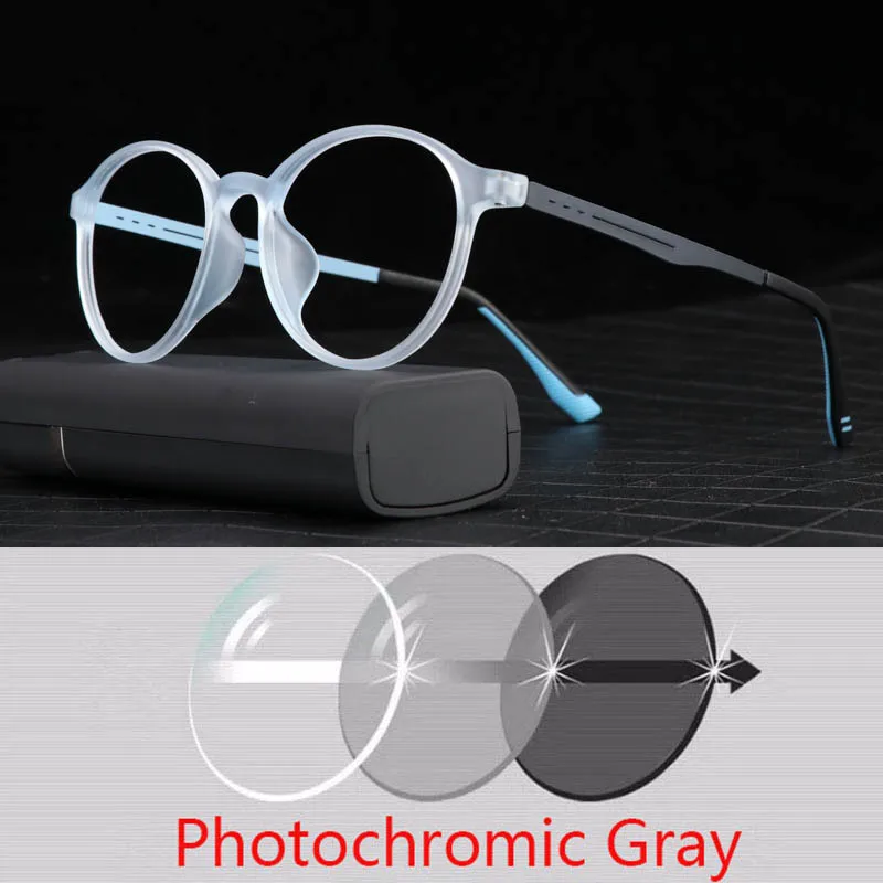 blue frame gray