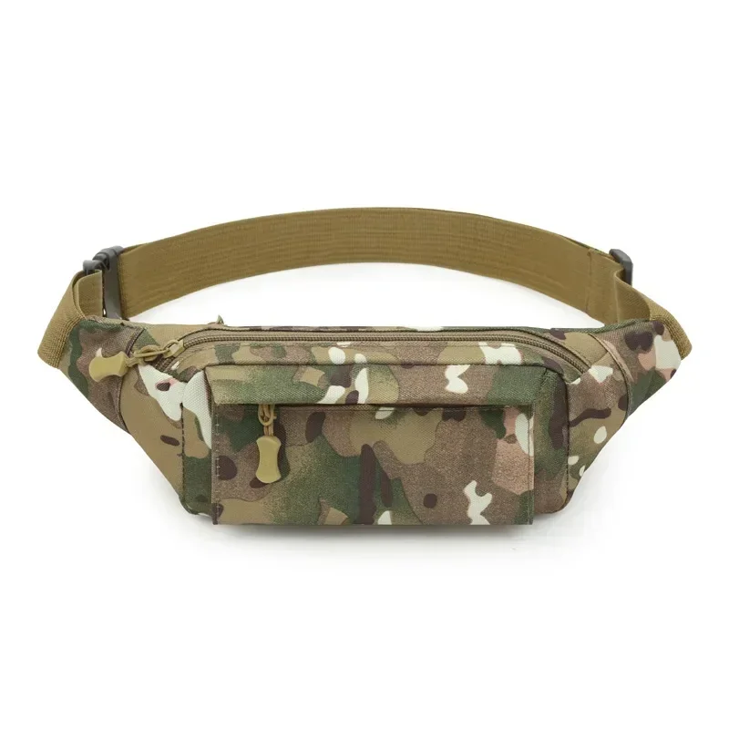 Men's Waist Bag Tactical Pouch Men Shoulder Belt Bags Hip Sack Oxford Cloth Belly Waterproof Banana Male Fanny Pack for Phone