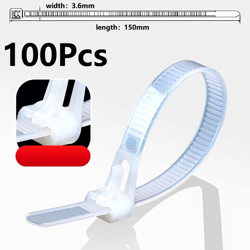 100pcs white