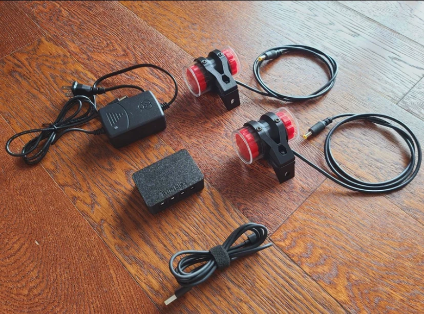 SimRacing Universal Pedal Vibration Simulation Kit for Racing Game USB Plug and Play Pedal Vibration Simulator