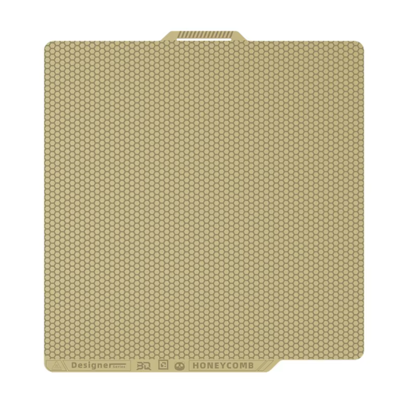 BIQU Panda Buildplate Designer Series Dual-Textured 3D Printing Build Plate Honeycomb & Houndstooth For Bambu X1/P1/A1 Printers