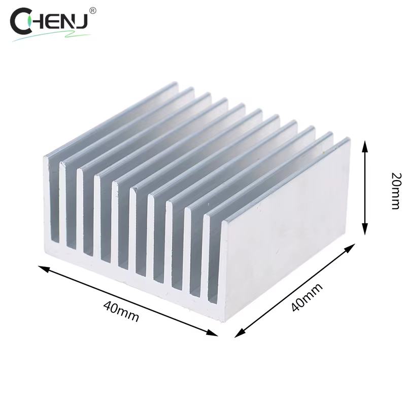 1pcs High Quality Extruded Aluminum Heatsink For High Power LED IC Chip Cooler Radiator Heat Sink Accessories