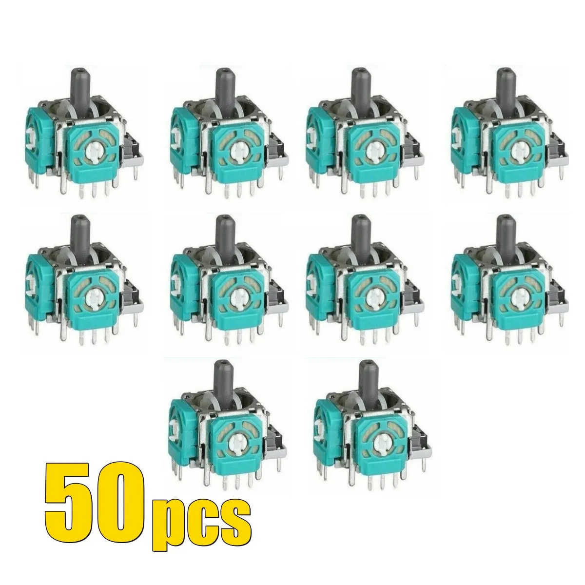 50/100pcs 3D Analog Stick For Xbox One S/X Game Controller Sensor Module Rocker Joystick Potentiometer Thumbsticks