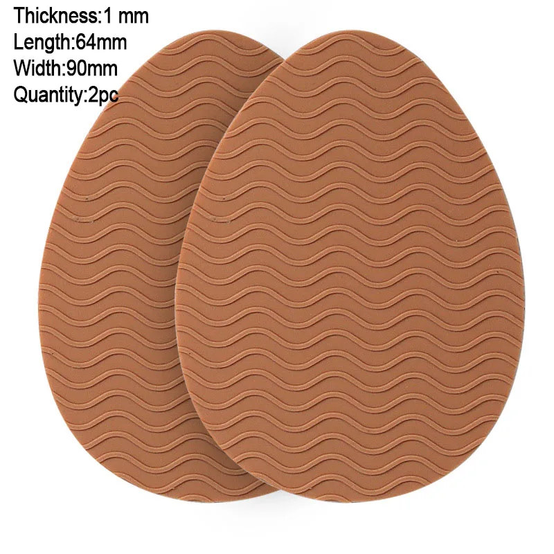 Rubber Forefoot Pads Men Women Shoes Soles Protector Anti-slip Repair Outsoles Self-adhesive Sticker High Heel Care Bottom Patch