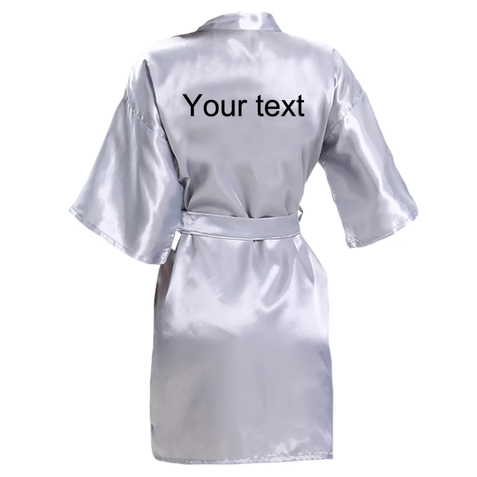 silver gray robe
