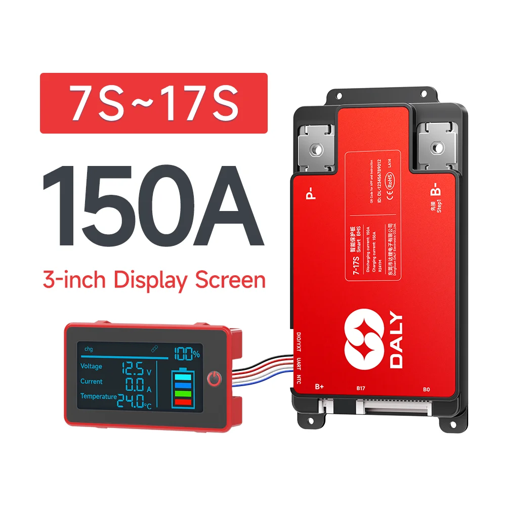 7S-17S 150A BMS LCD