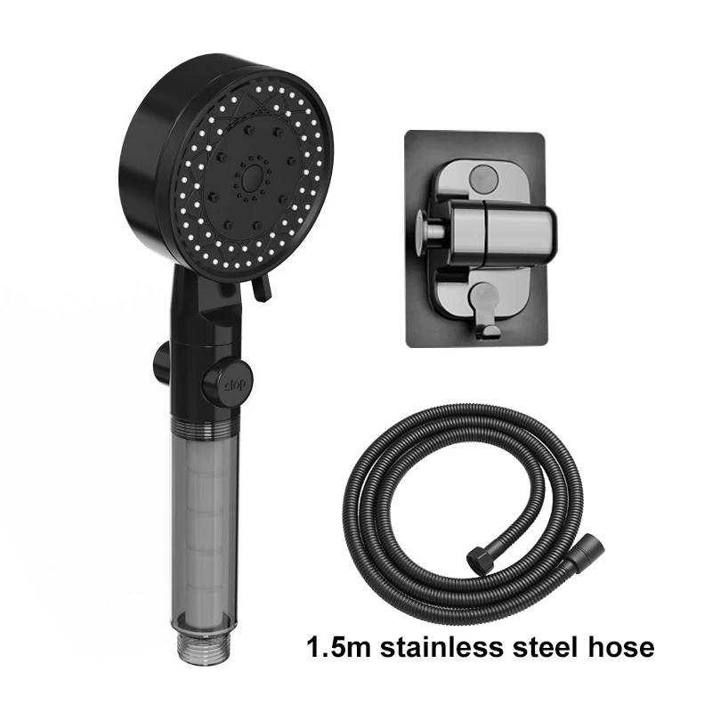 Black Shower set