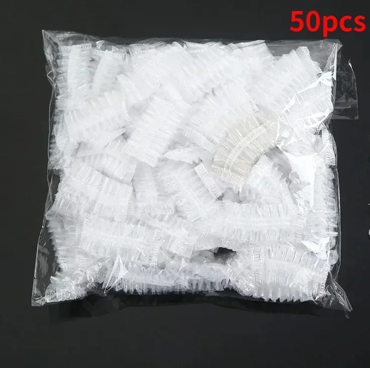 50/100pcs Disposable Ear Cover Ear Protector for Hair Dyeing Bath Shower Earmuffs Hairdressing Tools Salon Barber Accessories