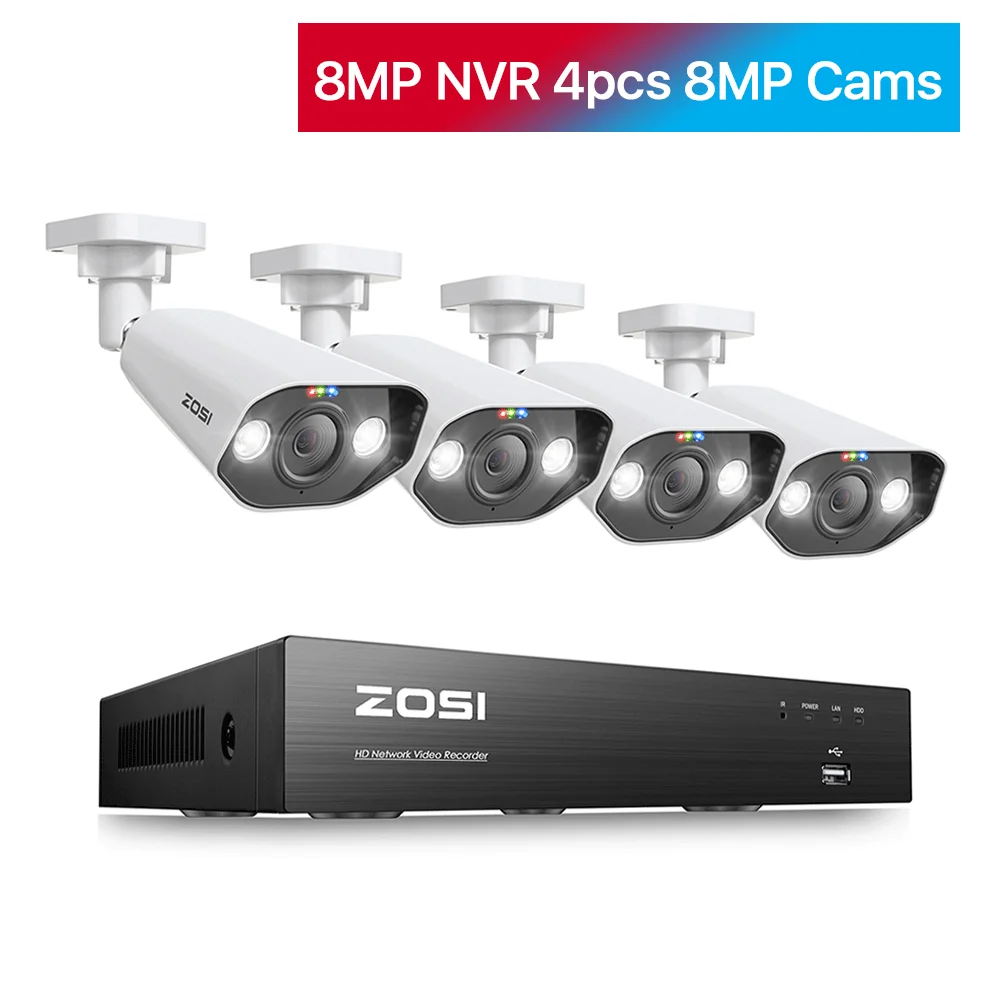 8MP NVR 4pcs 8MP Cam