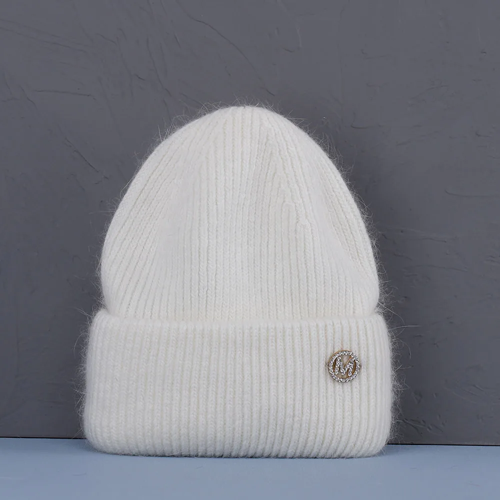 white with M