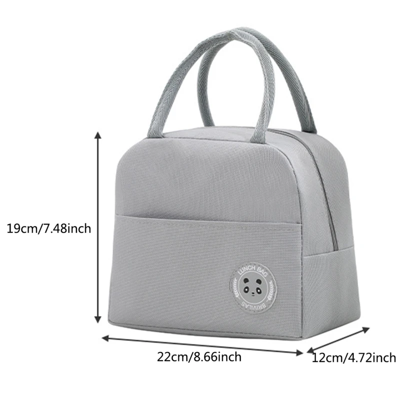 Lunch Bag Cooler Tote Portable Insulated Box Oxford Thermal Cold Food Container School Picnic For Men Women Kids Travel Lunchbox