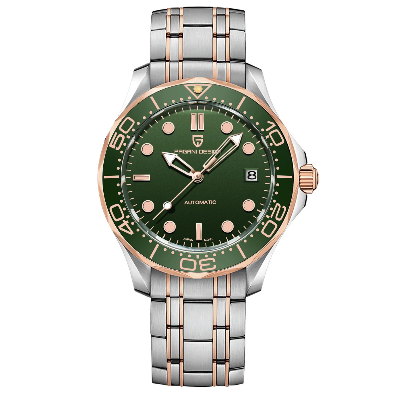 Rose Gold Green